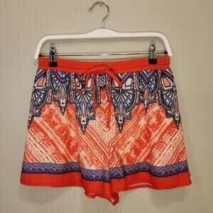Jealous Tomato Shorts Lined Bohemian Bold Color Statement Transitional - Size L